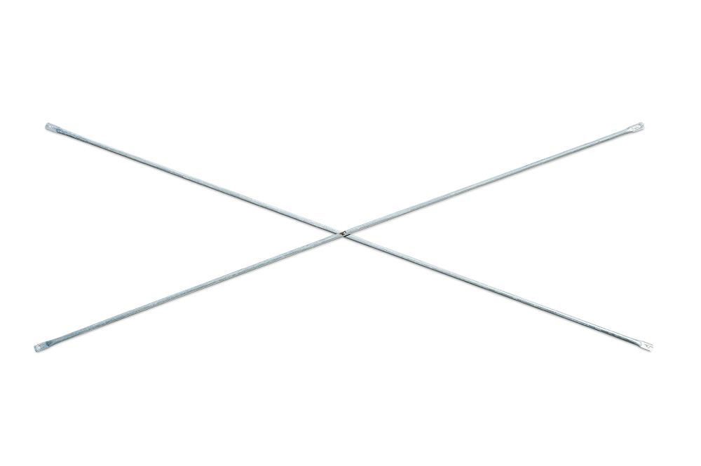 Диагональ сдвоенная для рамных лесов 2 м комплект 2 шт. фото 1