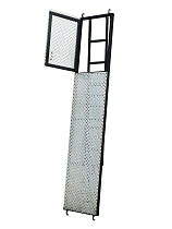 Купить Настил перфорированный оцинкованный с люком и лестницей для строительных лесов 0,63х2,0 м