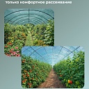 Сетка фасадная затеняющая  Промышленник зеленая 30-35% 2х100 м фото 3