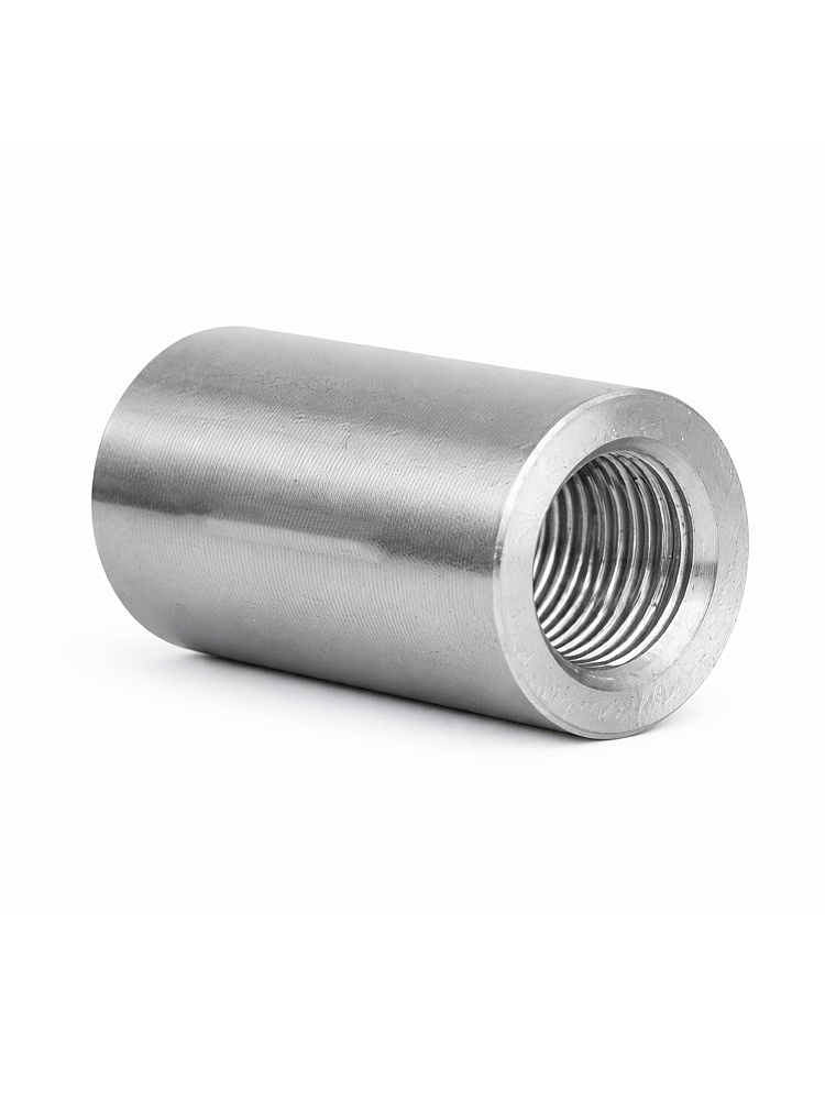 Муфта с цилиндрической резьбой для стыковки арматуры 36 мм фото 2
