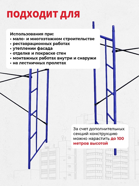 Рама с лестницей ЛРСП 100 фото 5