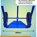 Грузовая тележка двухколесная Промышленник ДК-100 (литые колеса) фото 4