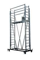 Алюминиевая вышка-тура ПРОФИ 2х15, H=7м Купить Алюминиевая вышка-тура ПРОФИ 2х15, H=7м